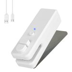 Mini sac portable rechargeable sealer - 2 en 1, thermoscelleuse et d�coupeur sous vide pour sacs en plastique, ...