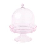 Mini support a gteaux, bote a cupcakes, bote a bonbons en plastique transparent ba