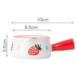 Mini tasse a lait en cramique multifonctionnelle avec poigne, crmier, carafe, plat d'assaisonnement, ...