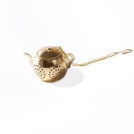 Mini thire en acier inoxydable, mini filtre a th, infuseur a caf avec chane, filtre a herbes et ...