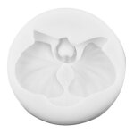 Mini thire fleur de rose 3d, moule en silicone pour fondant de chocolat, moules a savon en argile, ...