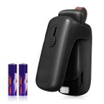 Mini thermoscelleuse et d�coupeuse avec lani�re, machine a sacs portable, noir, 2 en 1