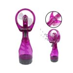Mini ventilateur brumisateur portable electrique violet yonis