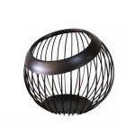 Mir de rangement en fil mtallique gomtrique, accessoires de cuisine, fruits, lgumes, bol, conteneur, ...