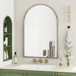 Miroir bomb� miroir mural de salle de bain, miroir de courtoisie ou miroir mural d�coratif bomb�, finition ...