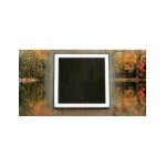 Miroir carr� 60x60 cm avec lumi�re led et d�tecteur tactile - -