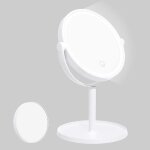 Miroir led kasimir maquillage miroir grossissement 5x miroirs de poche miroir lumineux maquillage avec ...