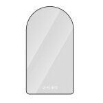 Miroir led de salle de bain en arche 70�120 cm, affichage heure et temp�rature, r�tro - �clairage, anti ...