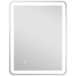 Miroir lumineux led salle de bain 70 x 90 cm lumi�re r�glable 3 couleurs fonction anti - bu�e et m�moire ...