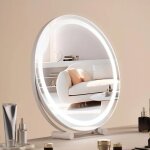Miroir de maquillage hollywood lumineux - vevor - 3 modes eclairage de couleur - avec lumière led - miroir ... Miroir de maquillage hollywood lumineux - vevor - 3 modes eclairage de couleur - avec lumière led - miroir ...