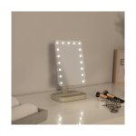 Miroir de maquillage lumineux gris Miroir de maquillage lumineux gris