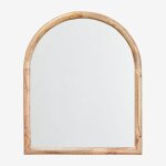 Miroir mural en bois de manguier patmos 40 x 50 cm