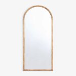Miroir mural en bois de manguier patmos 80 x 180 cm