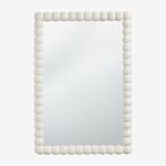 Miroir mural en bois de manguier trisnia 45 x 70 cm