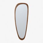 Miroir mural en ch�ne arbidel ch�ne fonc� brun 60 x 165 cm