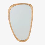 Miroir mural en ch�ne arbidel marron ch�ne 50 x 80 cm