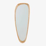 Miroir mural en ch�ne arbidel marron ch�ne 80 x 220 cm