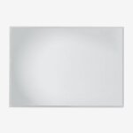 Miroir mural rectangulaire pour salle de bain avec lumi�re led et anti - bu�e riben xfe0e; 100 cm