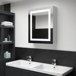 Miroir de salle de bain led avec armoire de rangement eclairage ecoénergétique 50x13x70 cm Miroir de salle de bain led avec armoire de rangement eclairage ecoénergétique 50x13x70 cm