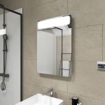Miroir salle de bain led � bandeau auto - �clairant - dim: 50x70x5cm - cloud