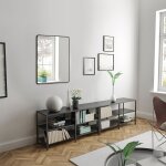 Miroir salle de bain rectangle 60x80cm - encadrement en aluminium - hob 60