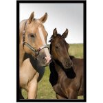 Miroir � suspendre portait de cheval