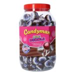 Mister bubble bonbons knotsen go�t cola avec 30% de garniture bubble gum, pack de 100, 1500g, friandises ...