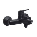 Mitigeur de bain mural en noir mat bormio