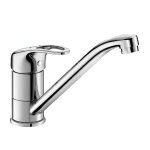Mitigeur �vier monotrou delabie 2210 - chrome bec orientable 120 9 l / min