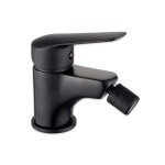 Mitigeur monocommande bidet noir mat bormio