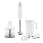 Mixeur plongeant ann�es 50 smeg hbf03wheu blanc