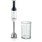 Mixeur plongeant - bosch - msm4w410 ergomaster - moteur 800w - 4 lames quattroblade - levier vitesses ...