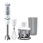 Mixeur plongeant braun mq5235 1000w blanc blanc