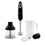 Mixeur plongeant noir smeg hbf03bleu