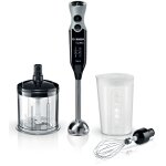 Mixeur - plongeur bosch msm67160 - 750 w - 12 puissances - noir