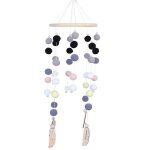 Mobile baby, carillon � vent mobile pour chambre d'enfant, clochette de lit suspendue avec boules en ...