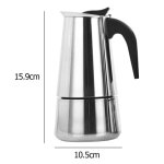 Moka ¿ cafetire a expresso italienne, avec filtre en acier inoxydable, rchaud, outil de percolateur, ...
