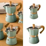 Moka italienne 150 / 300ml, cafetire expresso percolateur, marmite en aluminium, ustensiles de cuisine ...