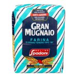 Molino spadoni farine de bl� type 00 pour p�tes, farine italienne fine, qualit� sup�rieure, 5 kg