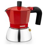 Monix m863103 machine � caf� manuelle cafeti�re � moka 0, 195 l rouge