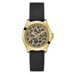 Montre - guess - gw0749l2 - silicone dor� - cadran imprim� animal - acier inoxydable