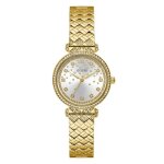 Montre - guess - gw0763l2 - acier inoxydable dor� - zircons - quartz japonais