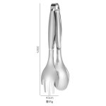 Moonbiffy ? fourchettes et pinces pour buffet 2 en 1, pince de cuisson antidrapante en acier inoxydable ...