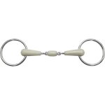 Mors 2 anneaux en flexi double brisure pour cheval feeling