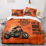 D moto housse de couette x cm moto de fantaisie pour ado enfant housse de couette personnes motif moto ...