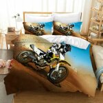 D moto housse de couette x cm moto de fantaisie pour ado enfant housse de couette personnes motif moto ...