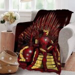 Mou duveteux jet� de couverture pour canap� lit, 100x125cm, game of thrones (76)