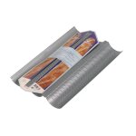 Moule 3 baguettes revêtu 38cm silver top Moule 3 baguettes revêtu 38cm silver top