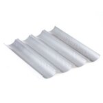 Moule pour 4 baguettes - acier carbone anti - adhésif Moule pour 4 baguettes - acier carbone anti - adhésif