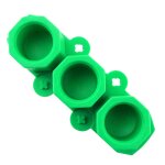 Moules a bton a 3 trous, en silicone, cactus, pot de fleur, en cramique, argile, artisanat, tasse a ...